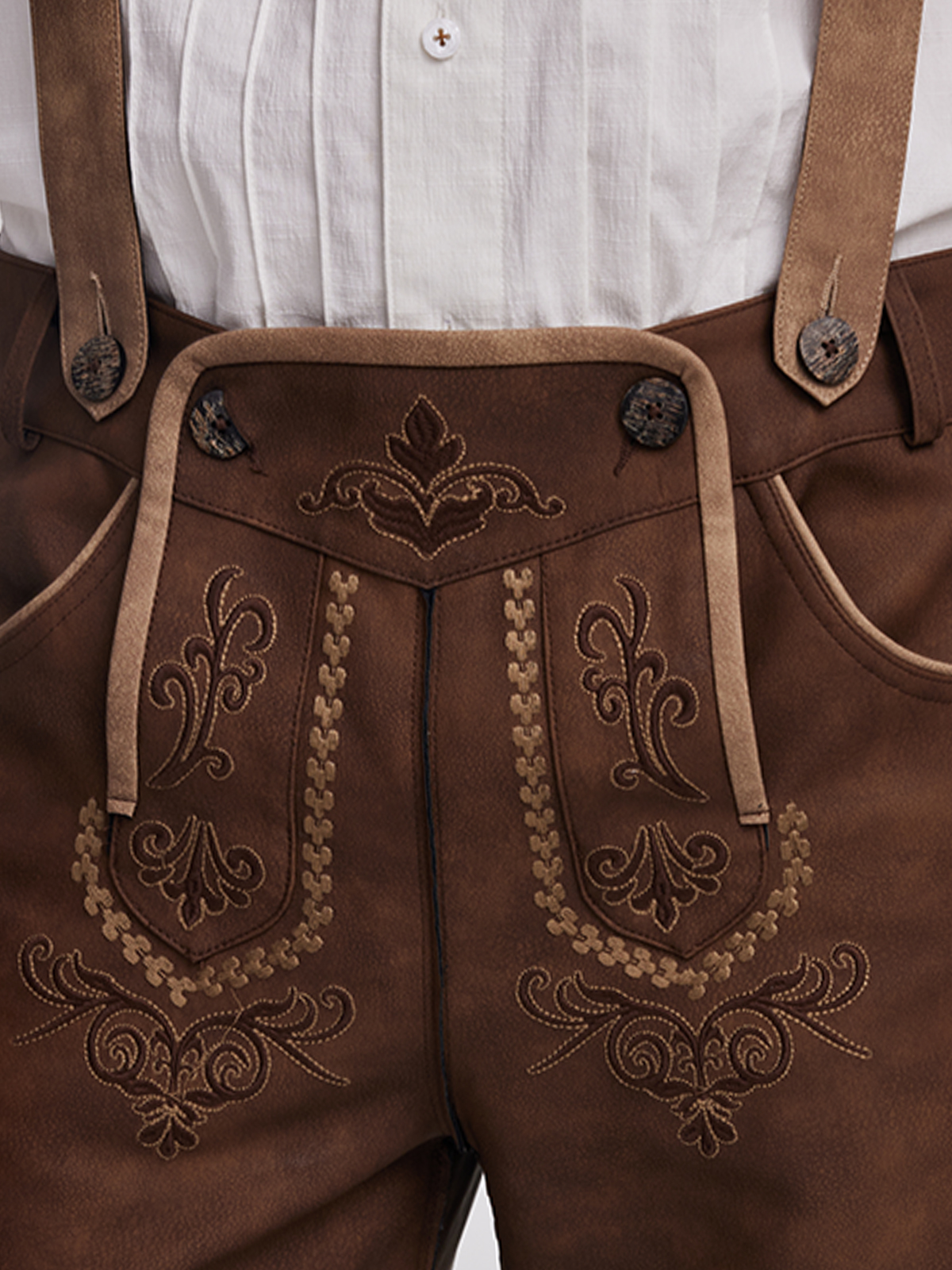 Dirndl günstig mini in Braun