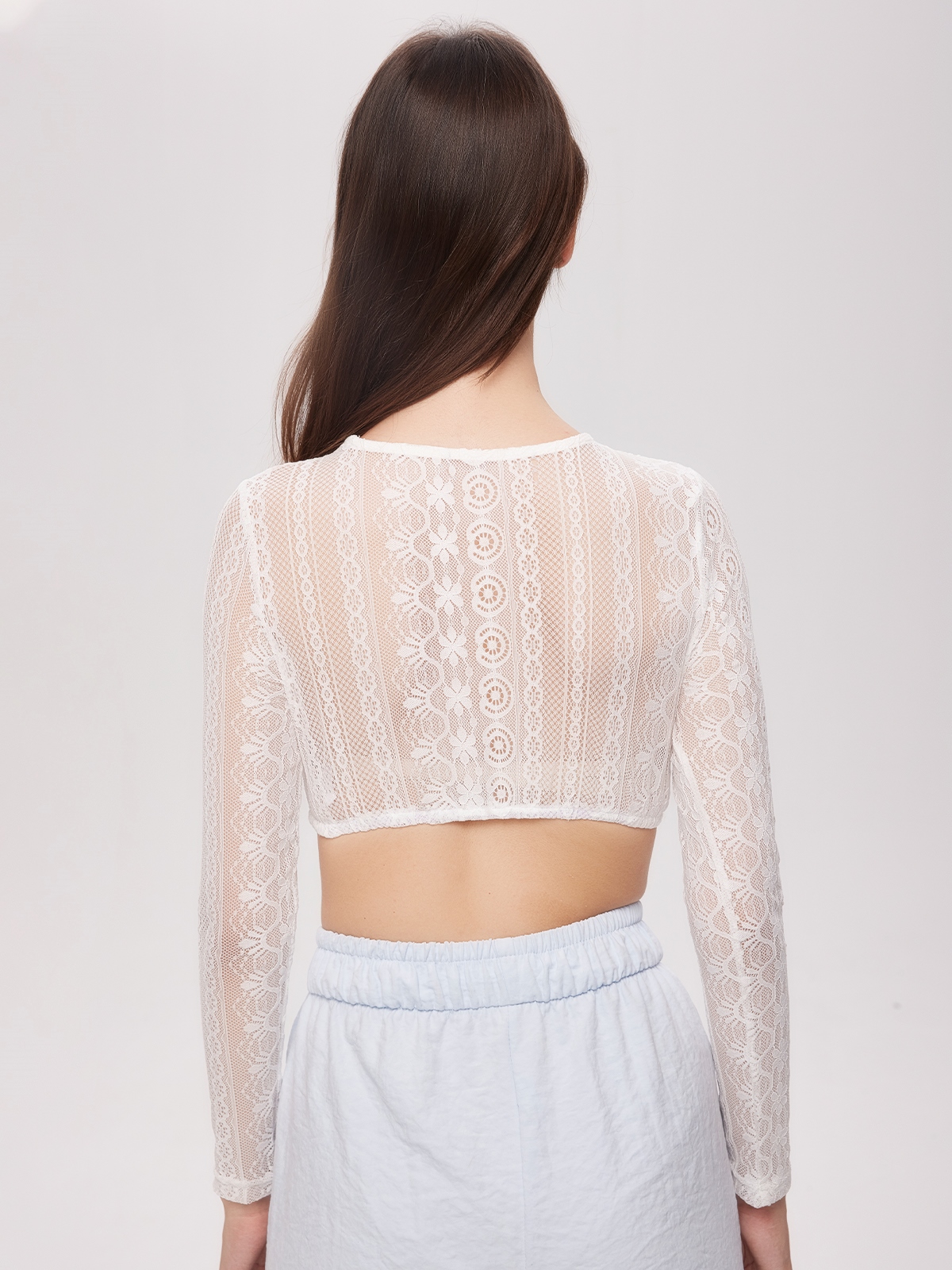 Dirndl Bluse in Weiß