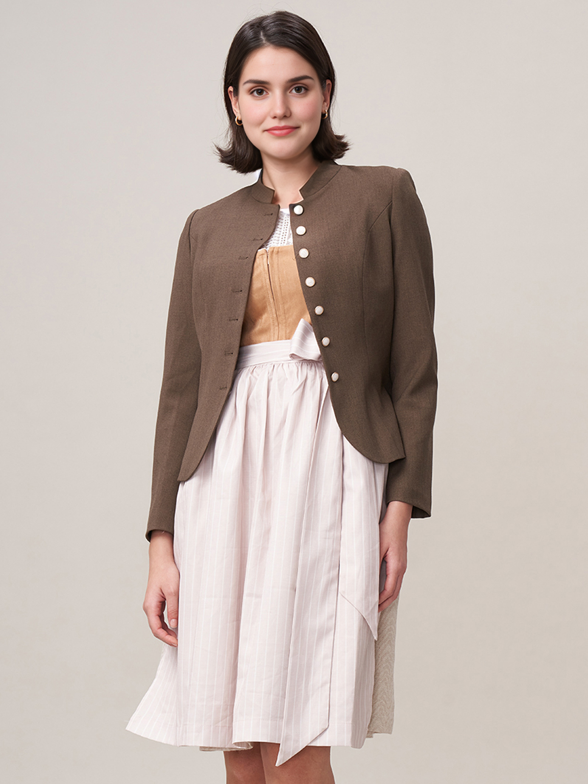 Krüger Dirndl Samt Blau